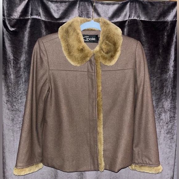 Vintage 1990s Cinole Faux Fur Jacket - Picture 3 of 12